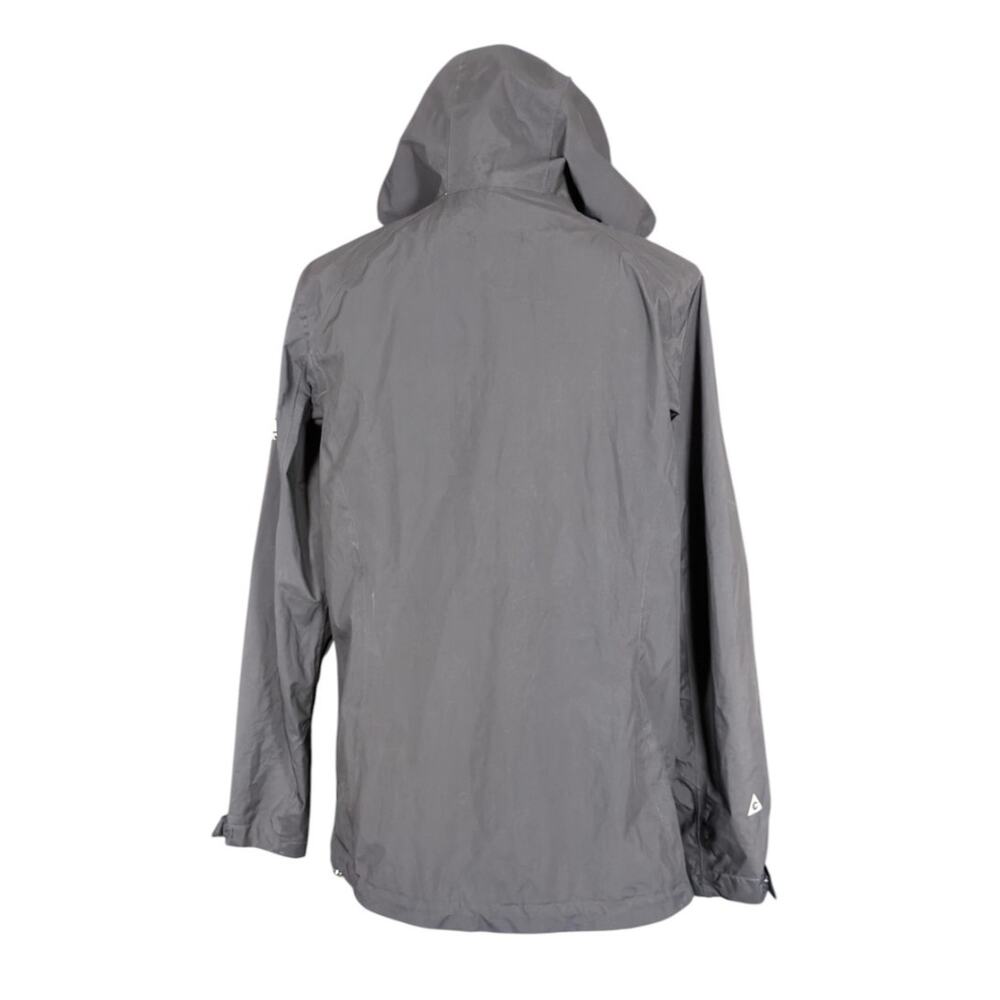 GERRY G Hooded Windbreaker Jacket Black Gray Size M Unisex - Picture 2 of 7